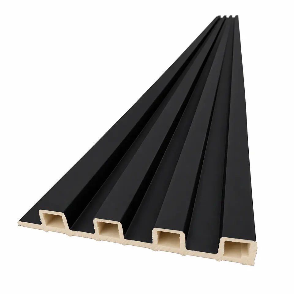 Wall Panel WPC Decorativo Negro Onix, 240x16, 22mm, Caja 10 Unids. 1