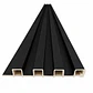 Wall Panel WPC Decorativo Negro Onix, 240x16, 22mm, Caja 10 Unids. - Miniatura 3