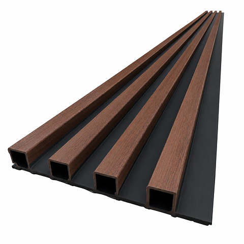 Wall Panel WPC Decorativo Nogal Imperial, 240x16, 22mm, Caja 10 Unids.