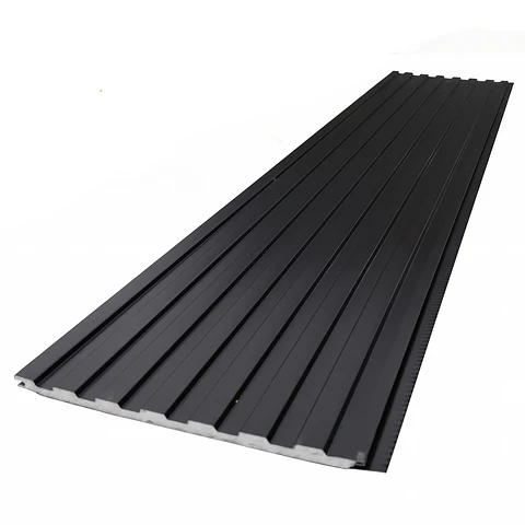 Metal Siding Negro Onix 7 tablas, 2900x363x16mm, Caja 8 Unids.