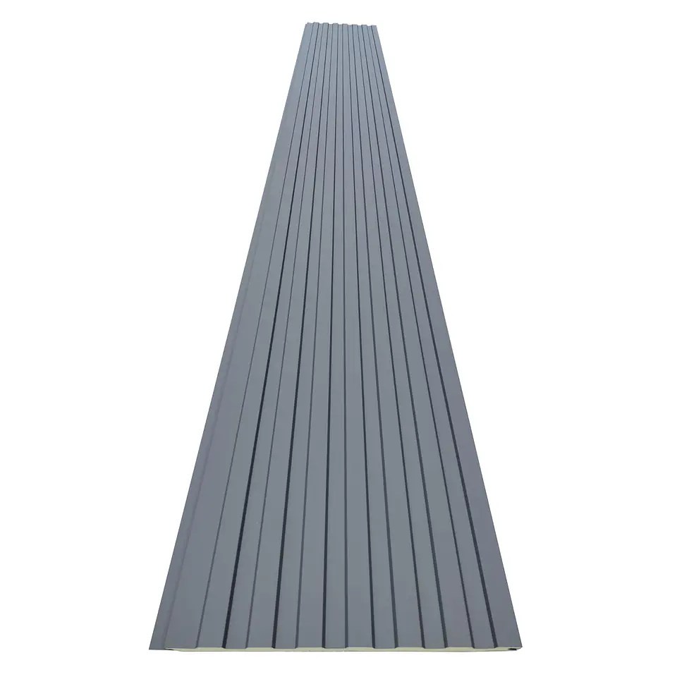 Metal Siding Gris Elegance 7 tablas, 2900x365x13mm, Caja 8 Unids. 5