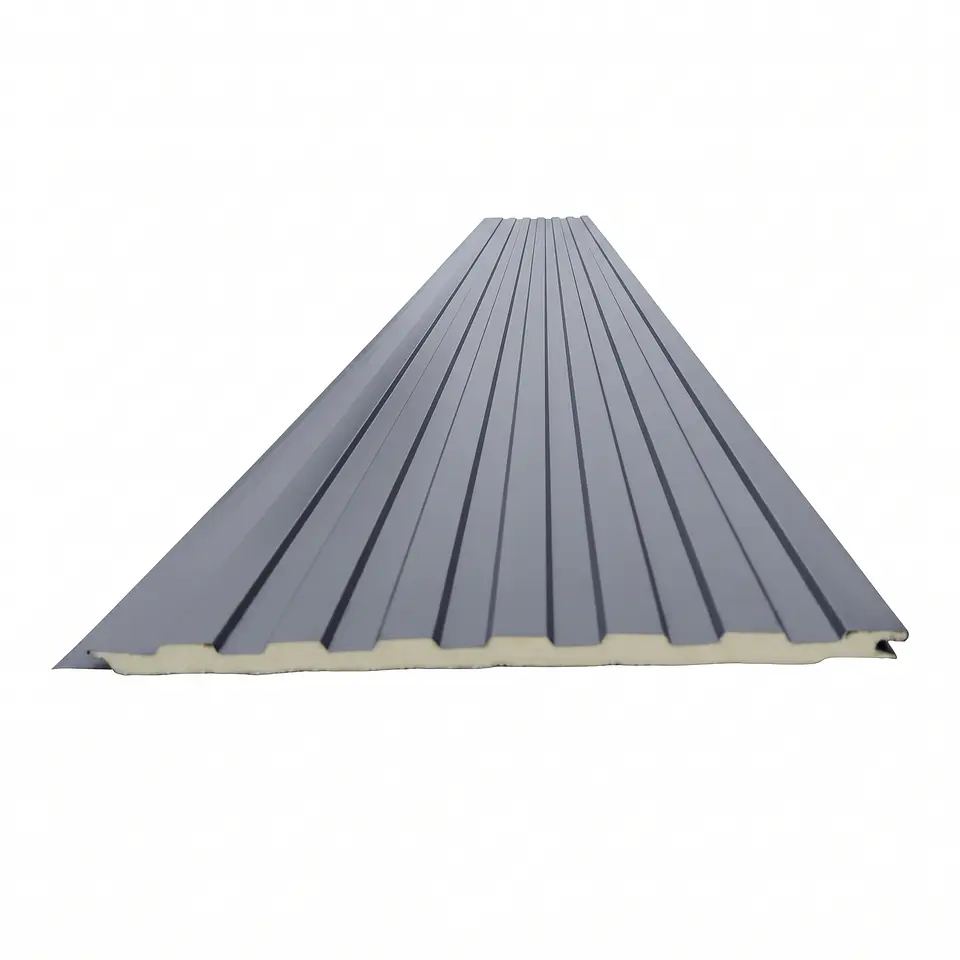 Metal Siding Gris Elegance 7 tablas, 2900x365x13mm, Caja 8 Unids. 2