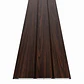 Metal Siding Roble Dark 3 tablas, 2900x383x16mm, Caja 8 Unids. - Miniatura 4