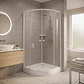 Cabina ducha Shower Curvo 70 x 70 x 200 cm Blanco - Miniatura 2