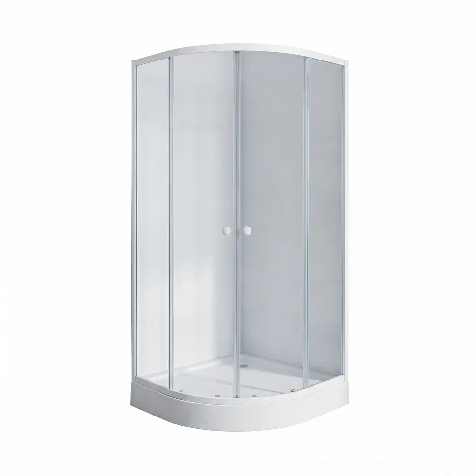 Cabina ducha Shower Curvo 70 x 70 x 200 cm Blanco 1