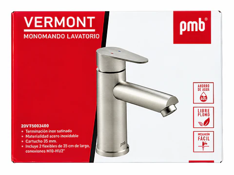 Monomando Lavamanos Inox satinado