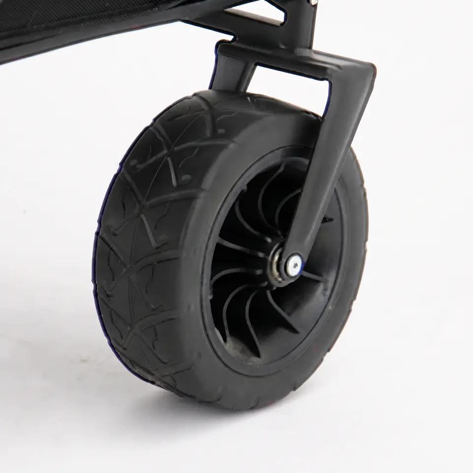 Carro para Compras Plegable Negro 90x58x58cm 3