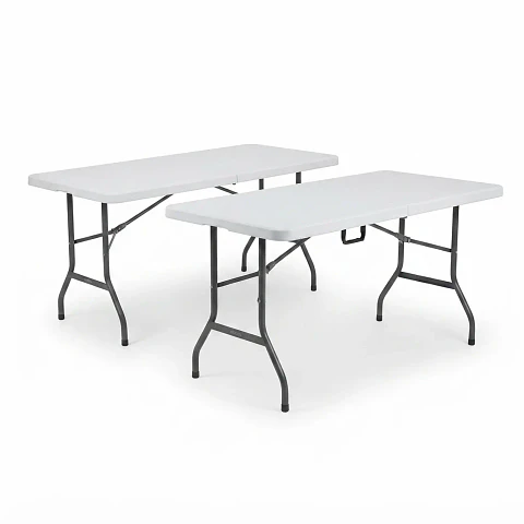 Pack 2 Mesas Plegables Foldaway 180x74cm