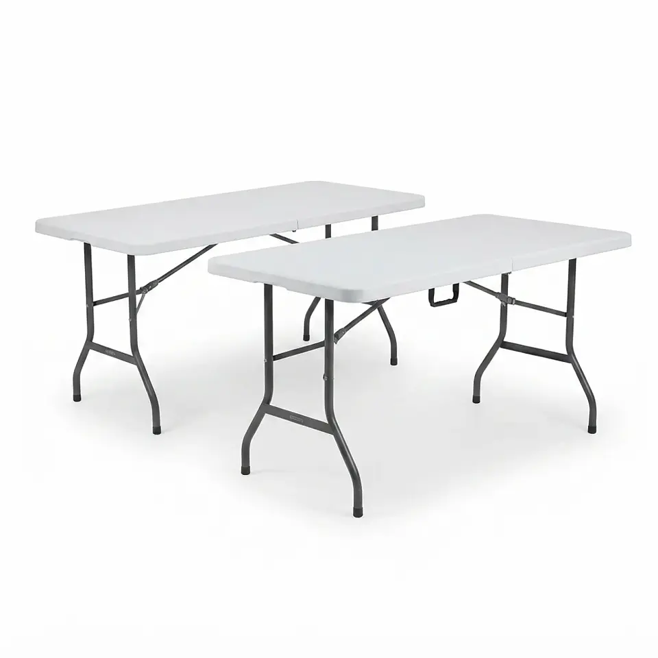 Pack 2 Mesas Plegables Foldaway 180x74cm 1