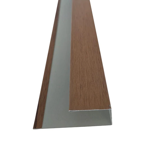 Perfil "J"  Metal Siding 300cm, Cedro Claro