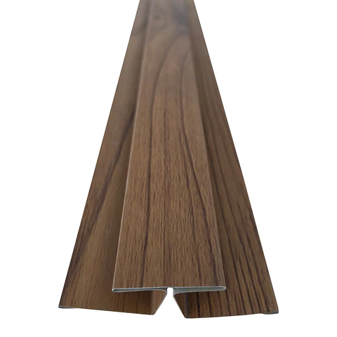 Perfil "T"  Metal Siding, Cedro Claro