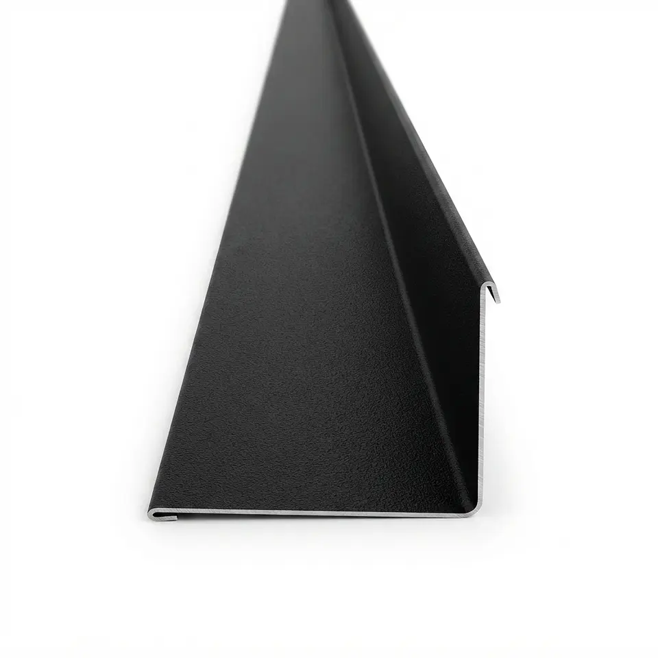 Perfil Esquinero Interior Metal Siding 300cm, Negro Onix 1