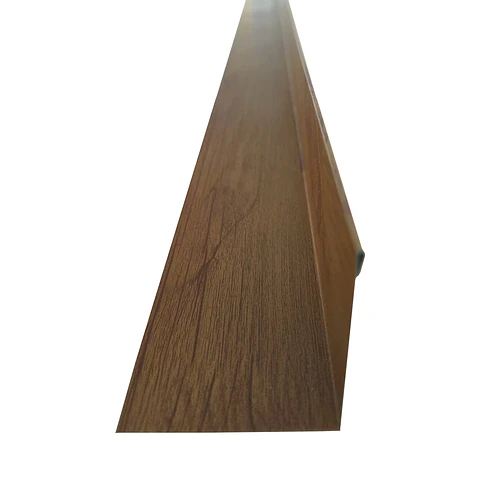 Perfil Esquinero Interior Metal Siding 300cm, Cedro Claro