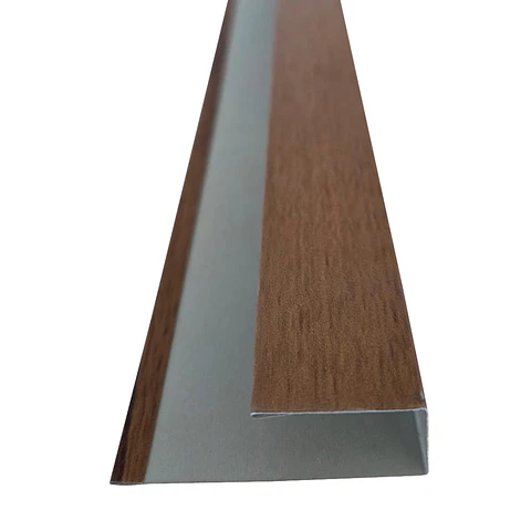 Perfil "J"  Metal Siding 300cm, Roble Claro