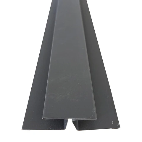 Perfil "T"  Metal Siding, Roble Gris