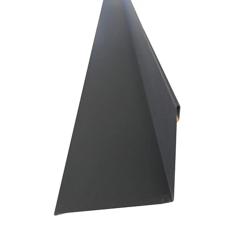 Perfil Esquinero Interior Metal Siding 300cm, Roble Gris