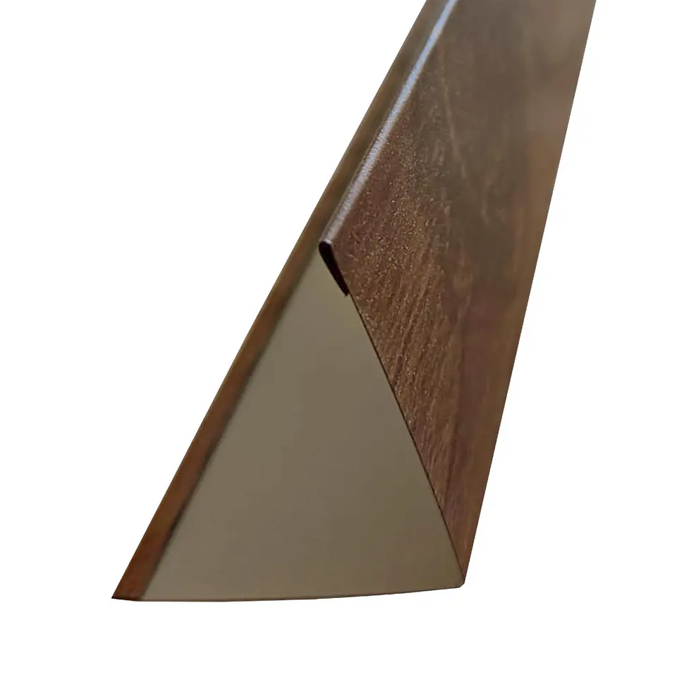 Perfil Esquinero Exterior Metal Siding 300cm, Roble Claro 1