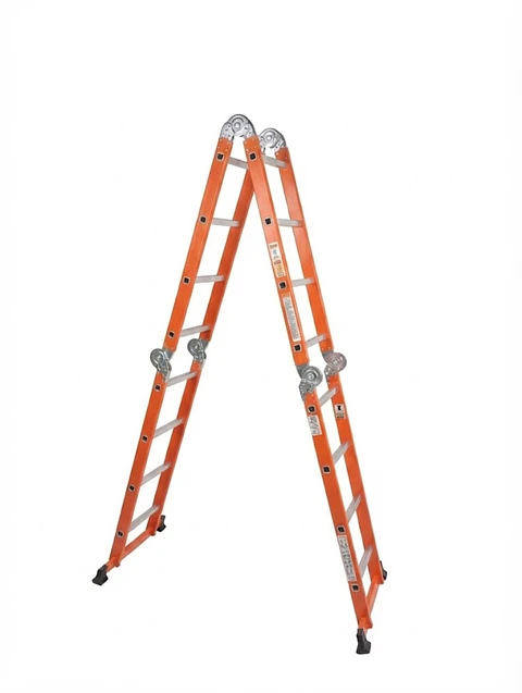 Escalera multipropósito plegable ultra resistente 4x4 4.5 Mtrs