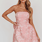 Melty Kisses Bow Mini Dress Pink - thumbnail 6