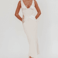 Soul Fire V-Neck Maxi Dress Champagne - thumbnail 5