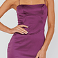 Teneal Lace-Up Back Maxi Dress Plum - thumbnail 4