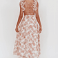 Madara Lace-Up Back Maxi Dress Floral Peach - thumbnail 3