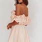 Kailynn Off-Shoulder A-Line Mini Dress Blush - thumbnail 2