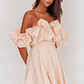 Kailynn Off-Shoulder A-Line Mini Dress Blush - thumbnail 5