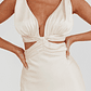 Harper Cut-Out Bow Back Maxi Dress Oyster - thumbnail 4