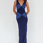 Soul Fire V-Neck Maxi Dress Navy - thumbnail 5