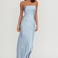 City Of Stars Strapless Maxi Dress Baby Blue - thumbnail 4
