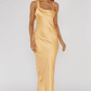 Carmel One-Shoulder Sash Maxi Dress Rockmelon - thumbnail 6