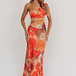 Mahli One-Shoulder Cut-Out Maxi Dress Floral - thumbnail 6