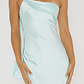 Carmel One-Shoulder Sash Maxi Dress Ice - thumbnail 4