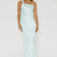 Carmel One-Shoulder Sash Maxi Dress Ice - thumbnail 5