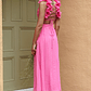 Madara Laced Back Ruffle Dress Hot Pink - thumbnail 2