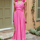 Madara Laced Back Ruffle Dress Hot Pink - thumbnail 3