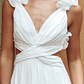 Madara Laced Back Ruffle Dress White - thumbnail 5