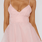 Made For You Tiered Ruffle Midi Dress Pink - thumbnail 5