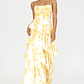 Hopeful Tiered Layered Maxi Dress Yellow - thumbnail 1