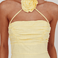 Bondi Rose Decoration Maxi Dress Lemon - thumbnail 5