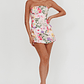Entered The Chat Strapless Mini Dress Multi - thumbnail 4