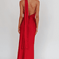 Adora One-Shoulder Maxi Dress Red - thumbnail 2