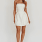 Melty Kisses Bow Mini Dress Cream - thumbnail 3
