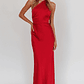 Adora One-Shoulder Maxi Dress Red - thumbnail 5