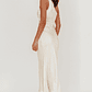 Always Golden One-Shoulder Midi Dress Champagne - thumbnail 2