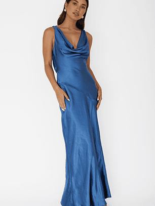 Cassiopeia Open Back Maxi Dress Navy