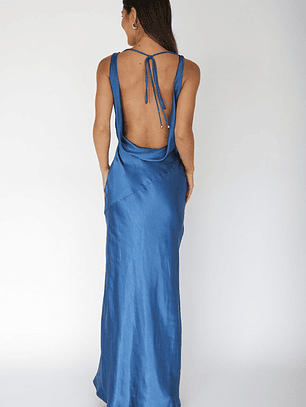 Cassiopeia Open Back Maxi Dress Navy