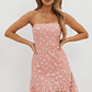 Lacynda Strapless Embellished Mini Dress Pink - thumbnail 1
