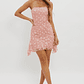 Lacynda Strapless Embellished Mini Dress Pink - thumbnail 3